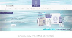 Desktop Screenshot of eauthermalejonzac.com